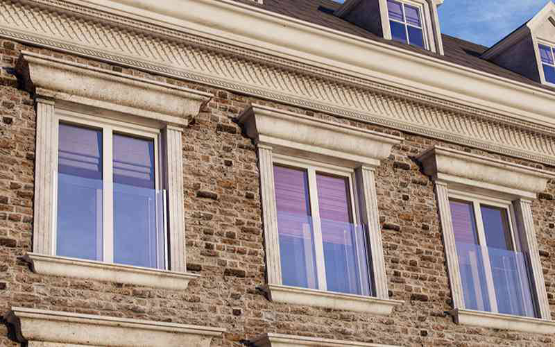 Glass and juliette balcony